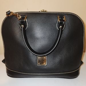 Dooney & Bourke Pebble Grain ZIP Zip Satchel